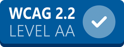 WCAG 2.2 AA Compliance Badge