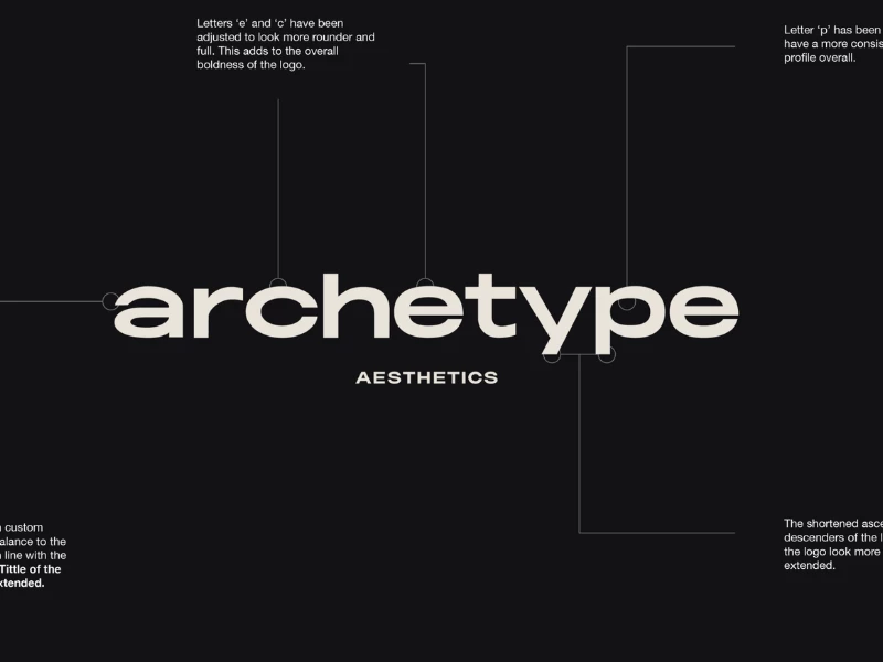Archetype Aesthetics Logo Design