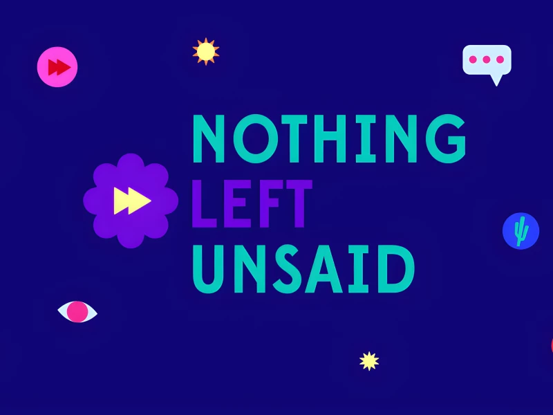 Nothing Left Unsaid Logo Design by Rhianna Francis