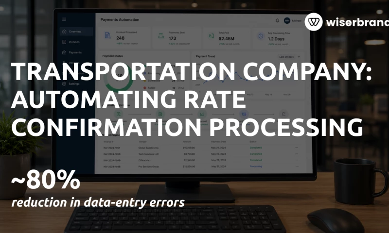Wiserbrand - Logistics Workflow Automation