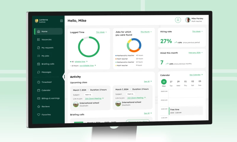 League Design Agency - UI UX Design for Education Management Platform