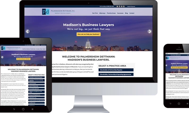 Designing Gig - Business Law Firm Website