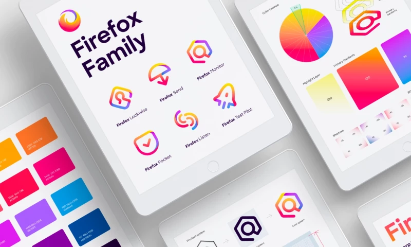 Ramotion - Mozilla - Developing a brand identity design system for Firefox and the family of products.