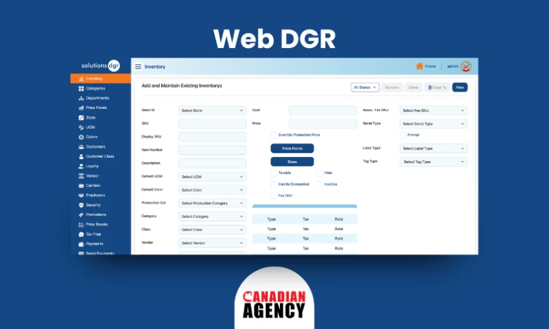 Canadian Software Agency Inc - Web DGR