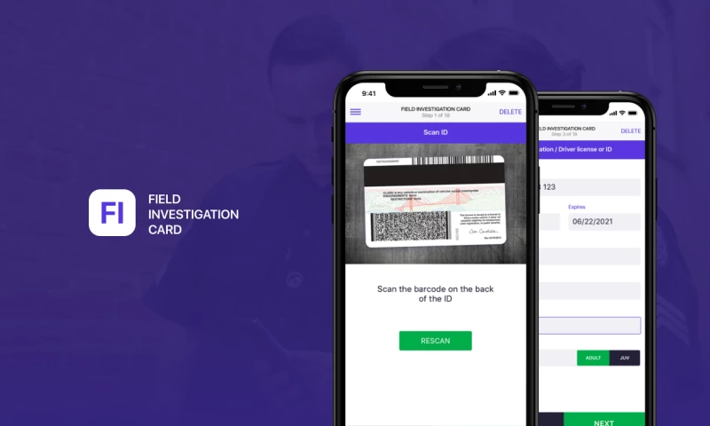 Diffco - We developed a solution to help the police officers avoid excessive paperwork and fill in Field Investigation Cards.