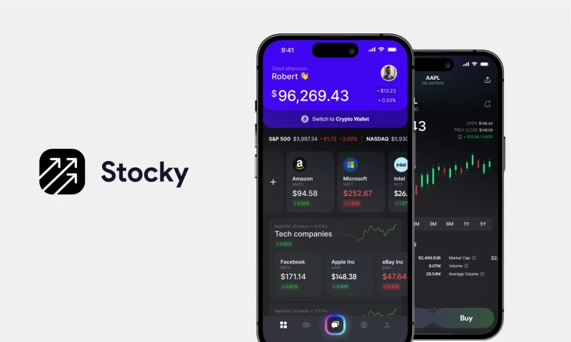 Diffco - We created a design concept of platform that provides users with an intuitive experience for navigating the complexities of the stock market.
