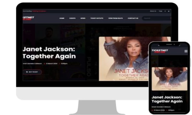 HTMLPanda - TicketNet | Philippines Web Development
