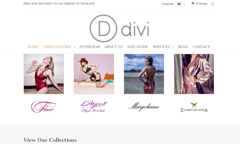 HTMLPanda - Heaven Lingerie - eCommerce Web Development