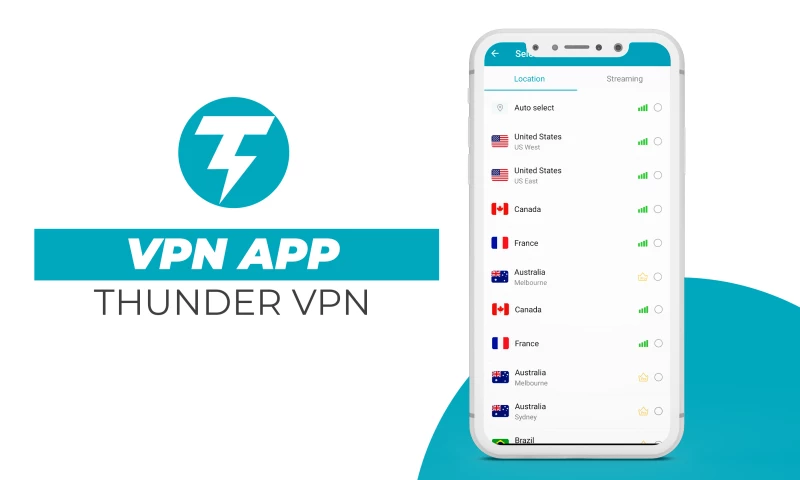 M TECHUB LLC - Thunder VPN - Fast, Safe VPN | Mobile App Development | Android App | Ios App