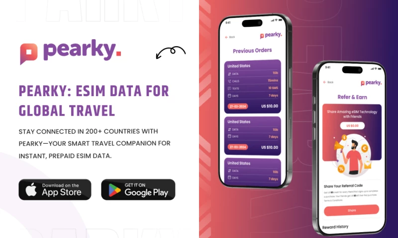 Apptechies - Pearky Global Travel eSIM App