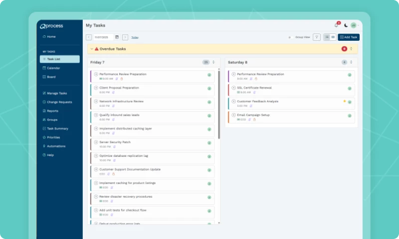 UX Team - Task Management Platform