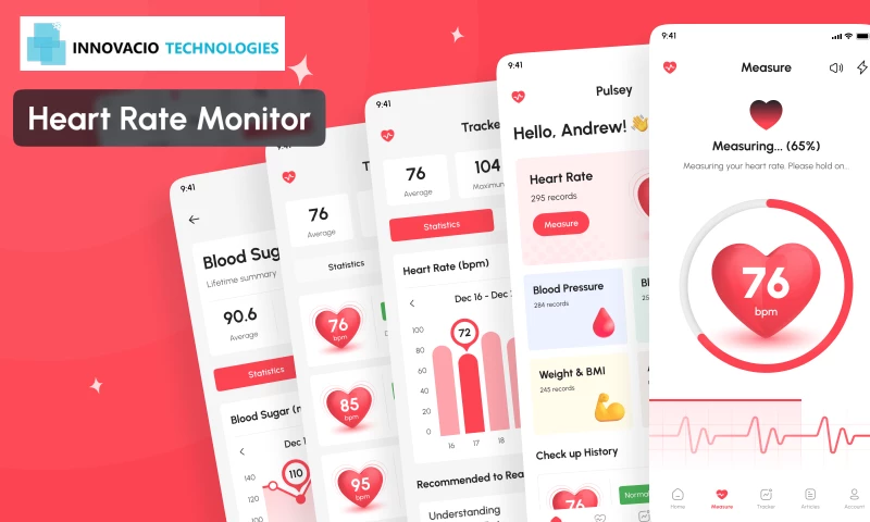 Innovacio Technologies - AI-Powered Heart Rate Monitoring & Health Insights Platform