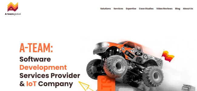 A-Team Global homepage