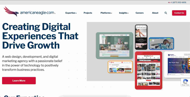 Americaneagle.com bigcommerce-web-design