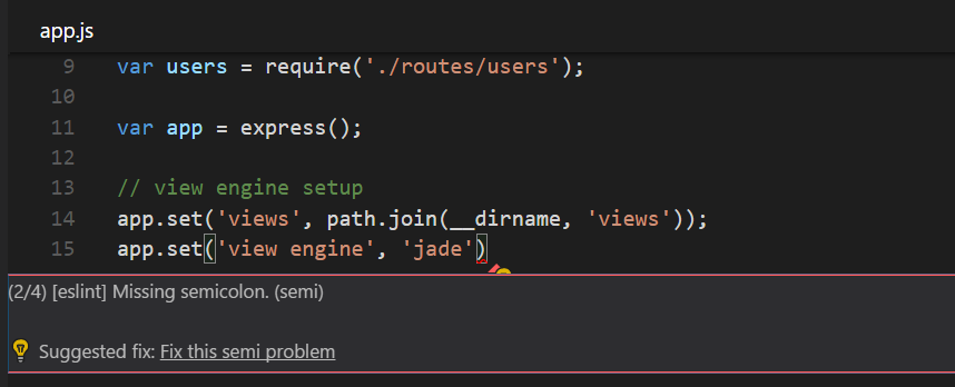 Errors and Warnings Inline