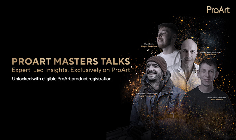 ProArt product registration for ProArt Masters Talks 