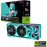 ASUS ROG Astral GeForce RTX 5080 16GB GDDR7 OC HATSUNE MIKU EDITION Graphics Card 16GB GDDR7 PCI Express 5.0 2x HDMI 2.1a3x DisplayPort 2.1a 1x 16-pin Power Connector 3 Year Warranty